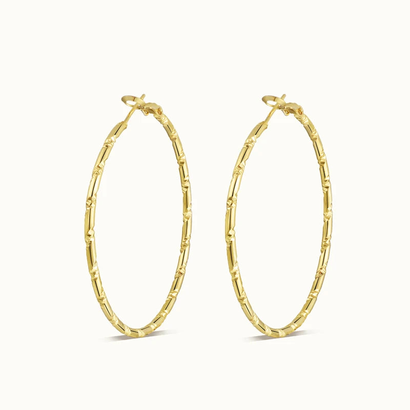 Fashion Jewelry Large Circle Hoop Earrings High Quality 18k Gold Plated Big Hoop Earrings for Women