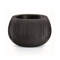 Prosperplast BETON BOWL made of plastic WITH reservoir in black cement color 11 (height) x 14.4 (width) x 14.4 (depth) cms