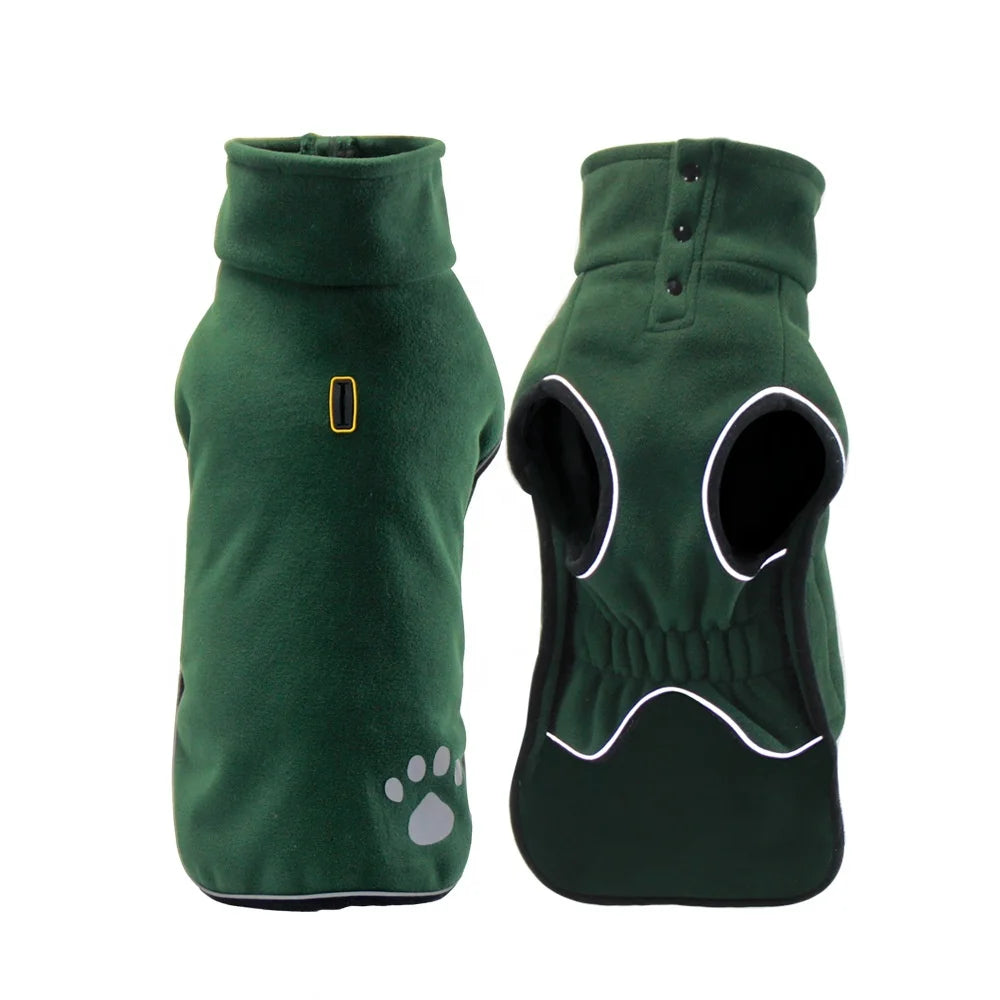 Waterproof Heated Anxiety Dog Reflection Jacket Winter Warm Dog Fleece Coat for Large Dogs Pet Designer Clothes