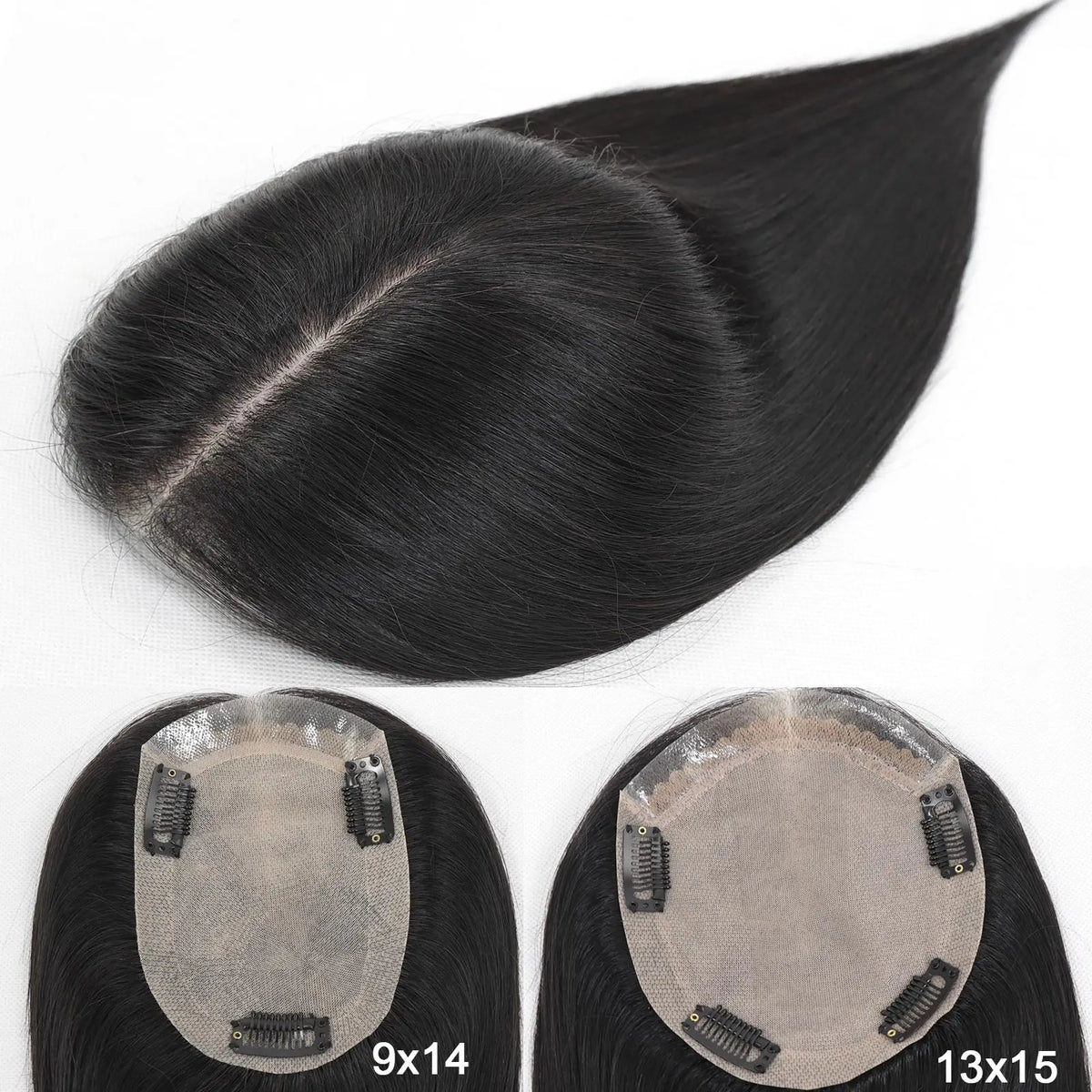 Silk Base Hair Toppers Manufacturer Virgin Chinese Remy Human Hair Quality Virgin Natural Color Silk Base Top Hair Piece MegaBDM