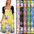 4-Way Stretch Polyester Printed Fabric Digital Print Elastic Textile for Beach Pants Shirt Dresses Women's Fashion Apparel