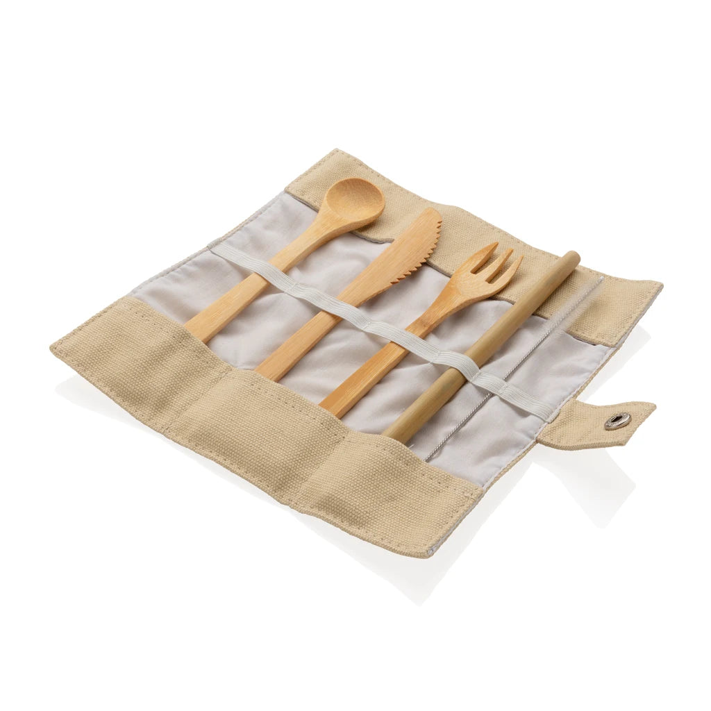Bamboo Reusable Cutlery Set Eco-Friendly Utensils