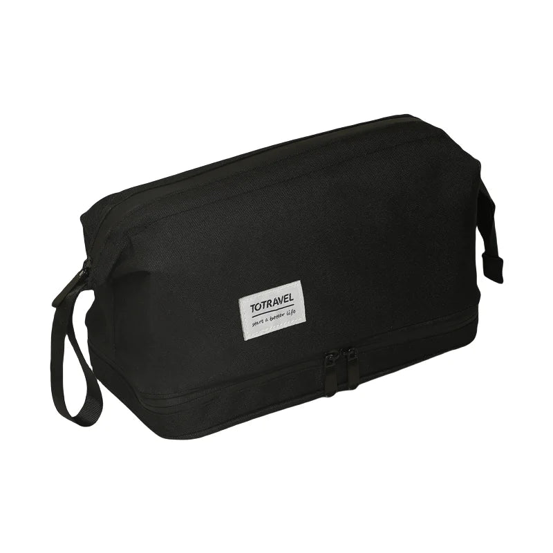 Men's Fashionable Portable Zipper for Toiletry Travel Makeup Organizer Candy Pattern Washbags Storage Bag Stock Available