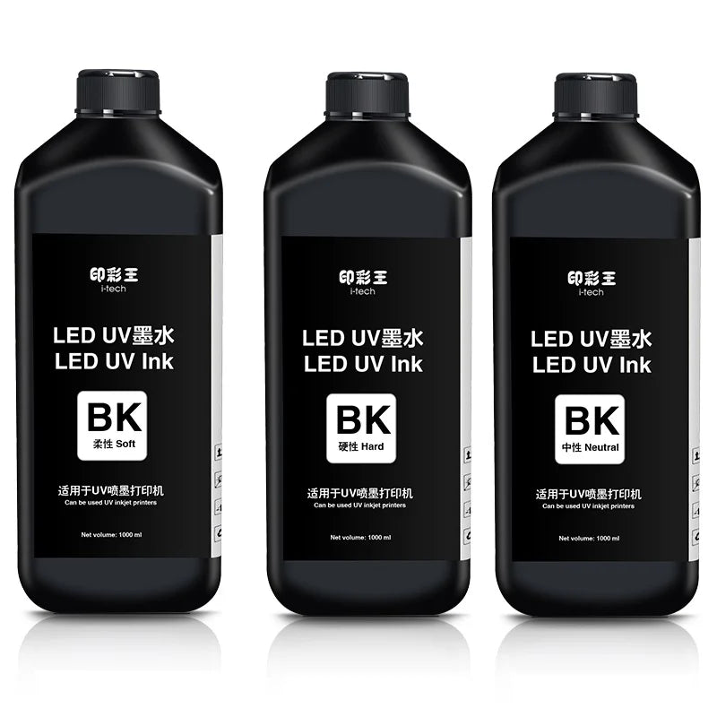 High Quality LED UV Ink 1000ml UV Ink Varnish for Ep L805 XP600 I3200 UV Printer
