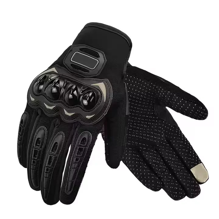 Unisex Motorcycle Gloves Touch Screen Windproof Breathable Full Finger for Outdoor Cycling Sports