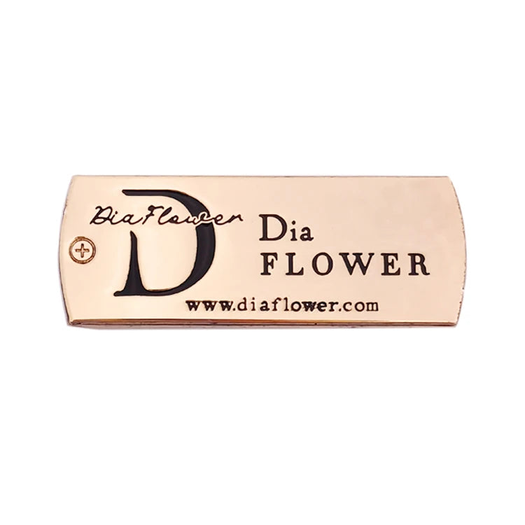 Custom logo Maker Handmade Metal Label Metal logo Plate for Handbag