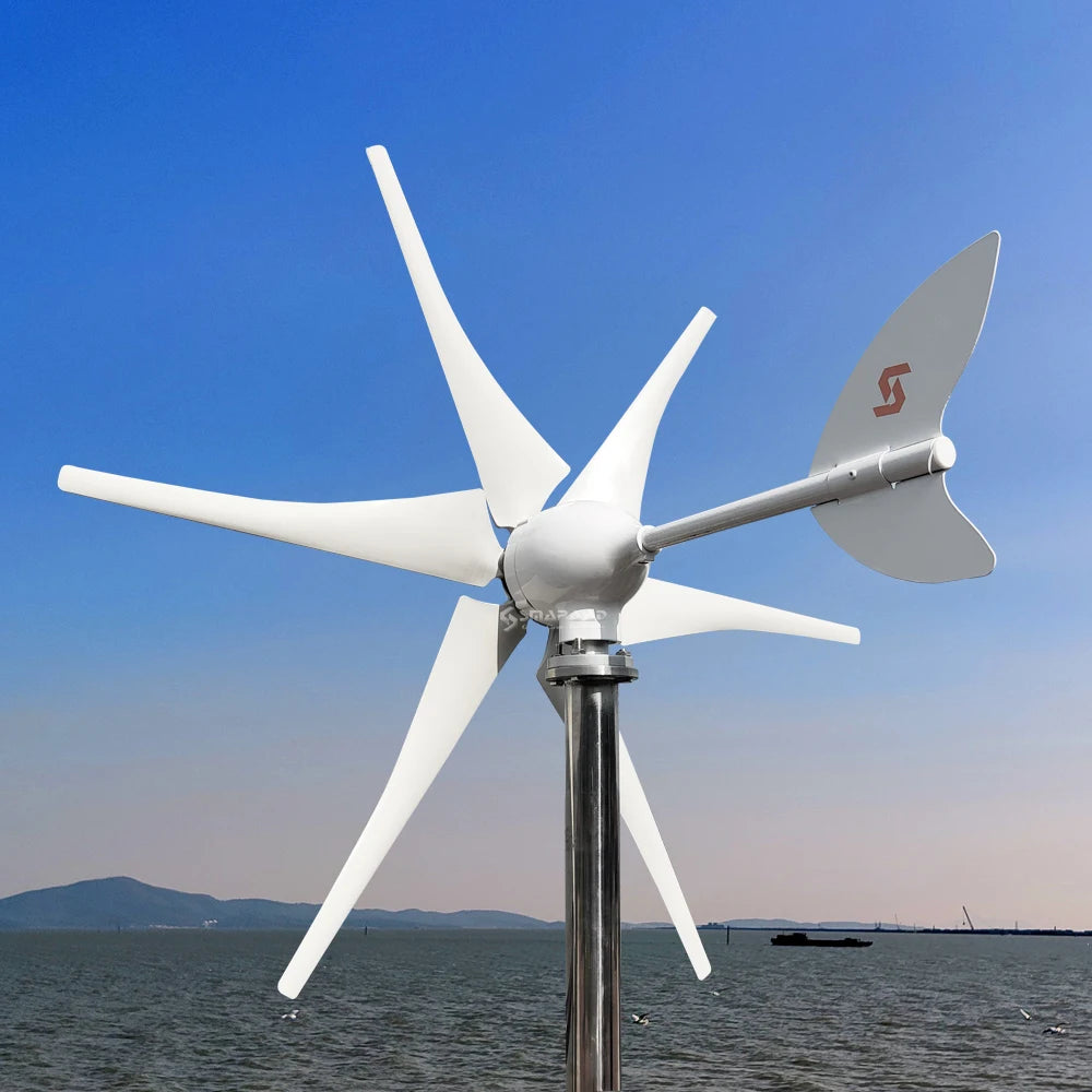 EU Warehouse 1000W Efficient Wind Turbine System 12V 24V 48V Home Use Wind Power Generators with MPPT Controller