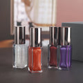 OEM Custom Logo Natural Squeeze Containers Cosmetics Wholesale Liquid Shiny Lip Gloss Oil with Logo Packaging