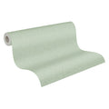 Made in Germany - Wallpaper rolls Solid Plain Colour Green - Non Woven Vinyl - Wallpaper Structural Optics - 1005 x 053 m