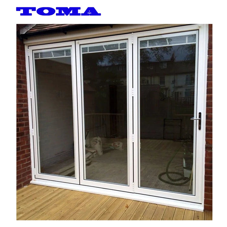 AS2047 TOMA Simple Design Double Tempered Insulated Glass Aluminium Sliding Door