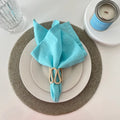 40*40cm Washable 100% French Pure Single Rain Dew Hemp Linen Flax Wedding Dinner Napkins Linen Napkins
