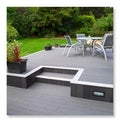 Modern Traditional Style 18mm WPC Pool Decking Eco-Friendly Waterproof Wood Composite Outdoor Flooring Anti-Slip Smooth Brushed