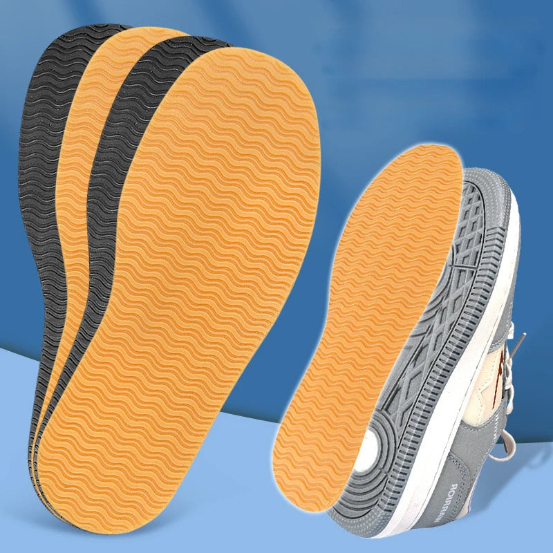 Anti-Slip Rubber Sole Patches for Flat Shoes Noise-Reducing Customizable Repairable Non-Slip Stickers Shoe Heel Protector