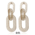 Hot Sales Promotional Gift Fashion Acetic Acid Women Girls Gift Transparent Acetate Acrylic Stud Earrings