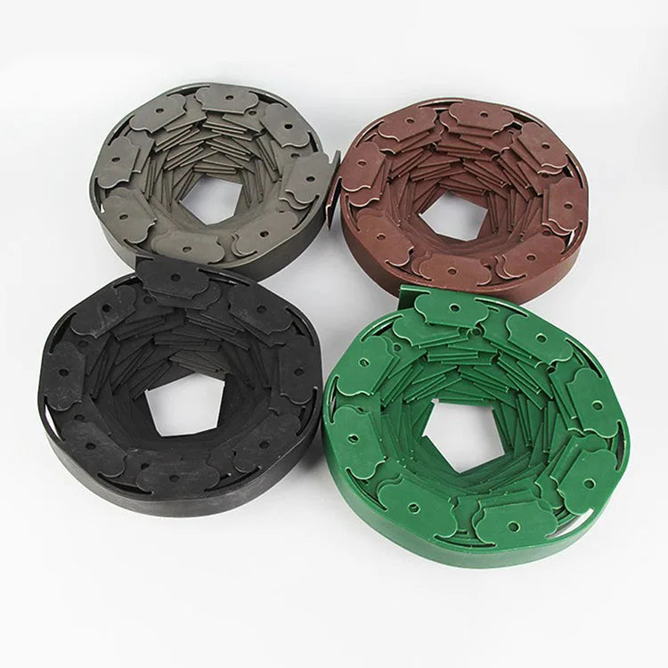 Grass and Stone Lawn Edge Plastic Garden Edging 5 cm X 10 m /roll Garden Grass Stone Isolation Belt Garden Isolation Belt