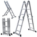 Multifunctional Industrial Foldable Aluminum Alloy Combination Ladders with Extended Reach