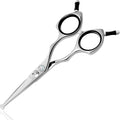 Micro Serrated 5.0 Inch Straight Blade Grooming Scissors for Small Dogs Steel Material Designed for Trimming Eyes Ears Nose Paws