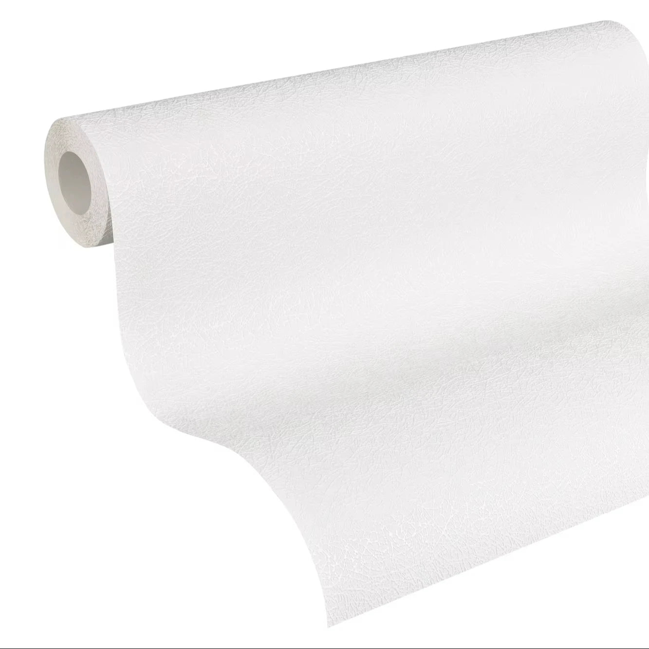 Made in Germany - Coatable Wallpaper rolls Plain Colour Paintable White Non Woven Vinyl Wallpaper for painting - 1005 x 053 m