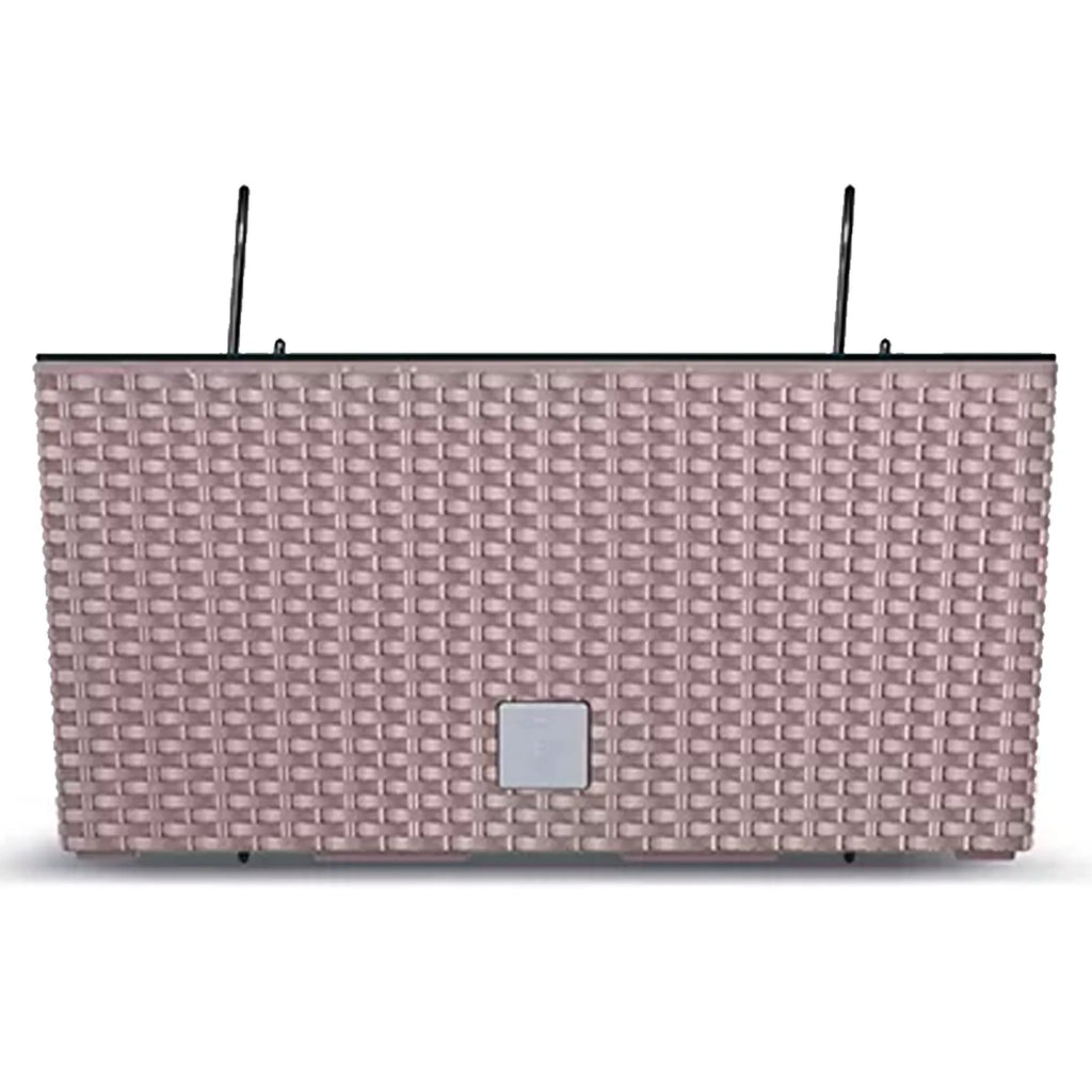 RATO CASE W balcony planter dimensions (mm) 395x185x195 Mocca color