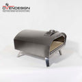 16-Inch Stainless Steel BBQ Grill & Pizza Oven with 500 Max Temp for 3-5 People Counter Top Use