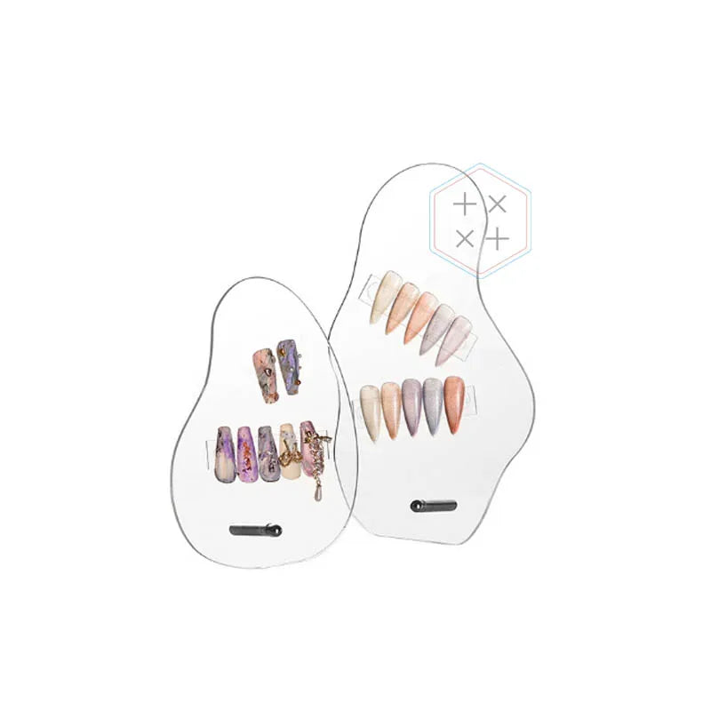 Clear Acrylic Swatches Nail Polish Display Stand