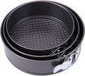 Carbon Steel Cake Baking Mold Set Non-Stick Round Shape with 3 Size for Oven