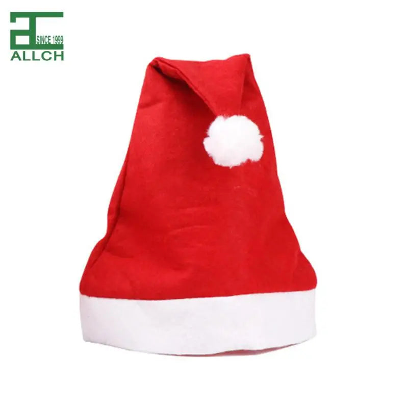 ALLCH Eco-Friendly Non-Woven Santa Hat Woven Soft Material for Adults and Children Christmas Party Casual Scene Decor Unisex