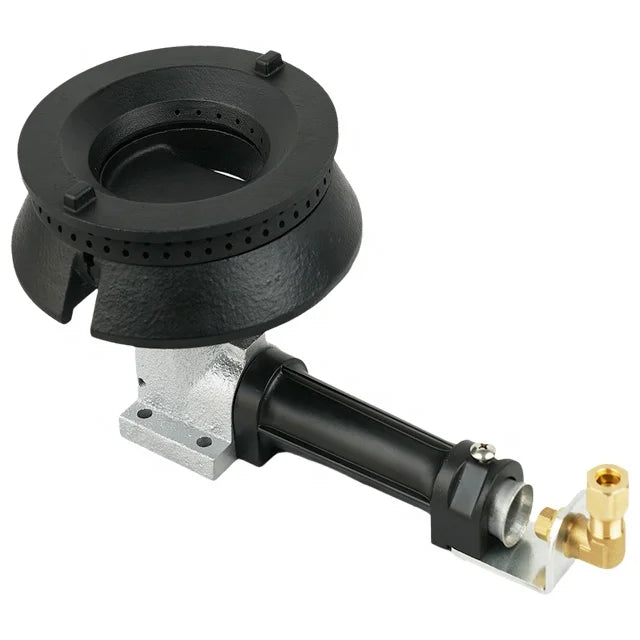 MENGOO DC-F Heavy Duty Cast Iron LPG Gas Stove Burner High Pressure Commercial Use Black
