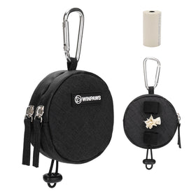 Custom Logo Waterproof Dog Treat Training Pouch Magnetic Closure Easy Access Built-in Poop Bag Dispenser Dog Walking