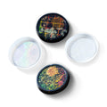 New 4 Inch Silicone Holographic Round Coaster Molds for Resin Casting