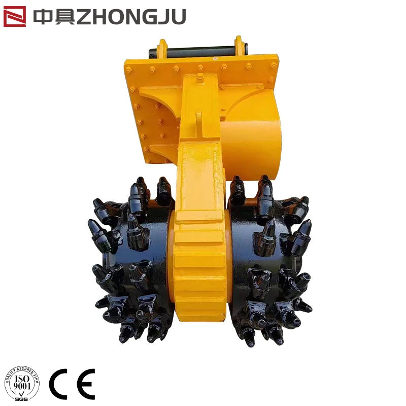 Dual Drum Cutter Milling and Digging Machine with Excavator Accessories Motor and Bearing As Core Components