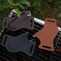 Multi-Functional PU Leather Tool Knife Cover Durable Camping Knife Waist Bag for Hikers Hunters Portable Outdoor Knife Accessory
