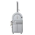 Premium Portable Gas Pizza Oven 35000 BTU 304 Stainless Steel & Firebrick Certificated for Catering Events