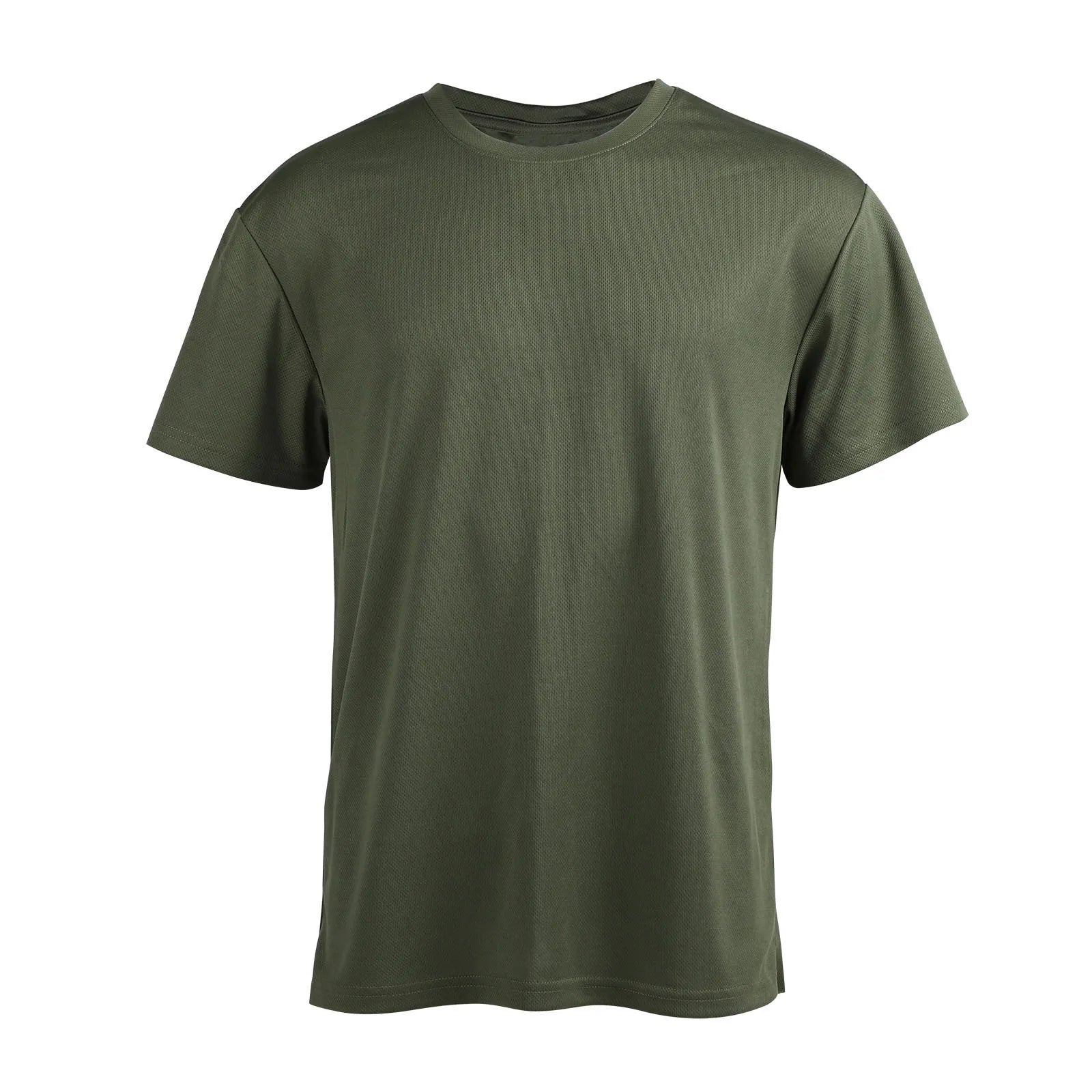 Custom Woven Solid Men's Eco-Friendly Anti-Wrinkle Breathable Silk Screen Printed Blank T-Shirt with Logo for Your Own Brand