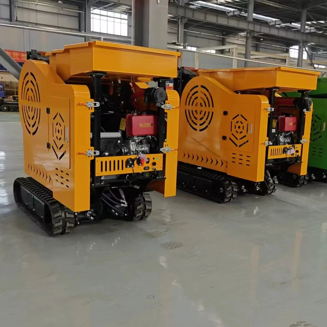 2025 Mini Mobile Self-Propelled Portable Stone Crusher Compact Diesel Rock Crusher for Mining Construction Recycling Core Engine
