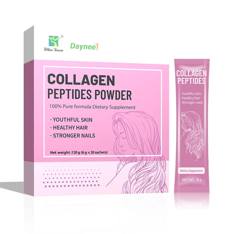 Your Logo Collagen Powder Natural Herbs Healthy Diet Control Instant Poptides Powder Weight Loss Products ISO HACCP GMP Factory