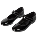 EU & US Dynadans Factory PU Leather Soundboard Dance Shoes for Toddler Little Kid Big Kid