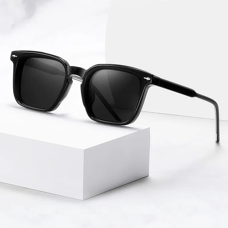 Logo Custom Fashion Men Women Square Polarized Sun Glasses UV400 TR90 Driving Sunglasses Men Women