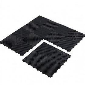 Interlocking Garage Tiles Grey Interlocking Plastic Base for Tile PP Modular Floor