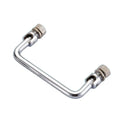 SK4-006 SUS304 /Steel Silver Round Bar Handle for Test Chamber& Automation Equipment