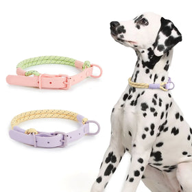 Hot Selling Manufacturer Luxury Wholesale Personalized Durable Reflective Custom Logo PVC Webbing Pet Dog Collar
