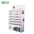 Custom ECO DISPLAY FD-004 Promotional Garment Retail Merchandise Display Racks Corrugated Cardboard Floor Display Stand