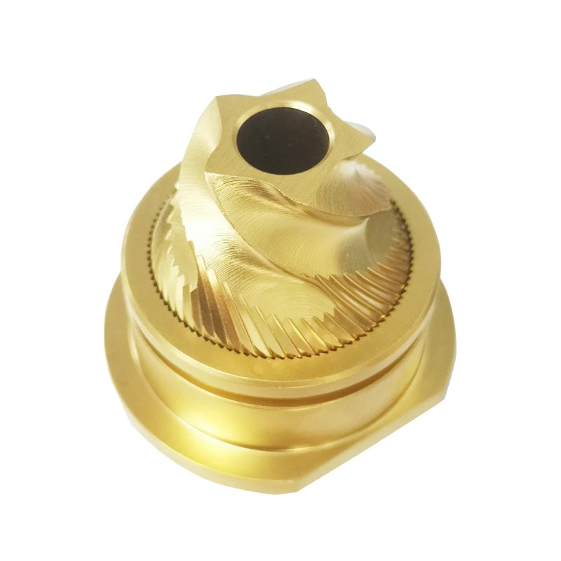 Jura Coffee Grinder Parts 48mm Titanium Coated Conical Burrs Stainless Steel Coffee Machine Burr Replacement Set for Jura