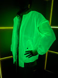 Rainbow Reflective and Glow in the Dark Fabric for Reflective Jacket