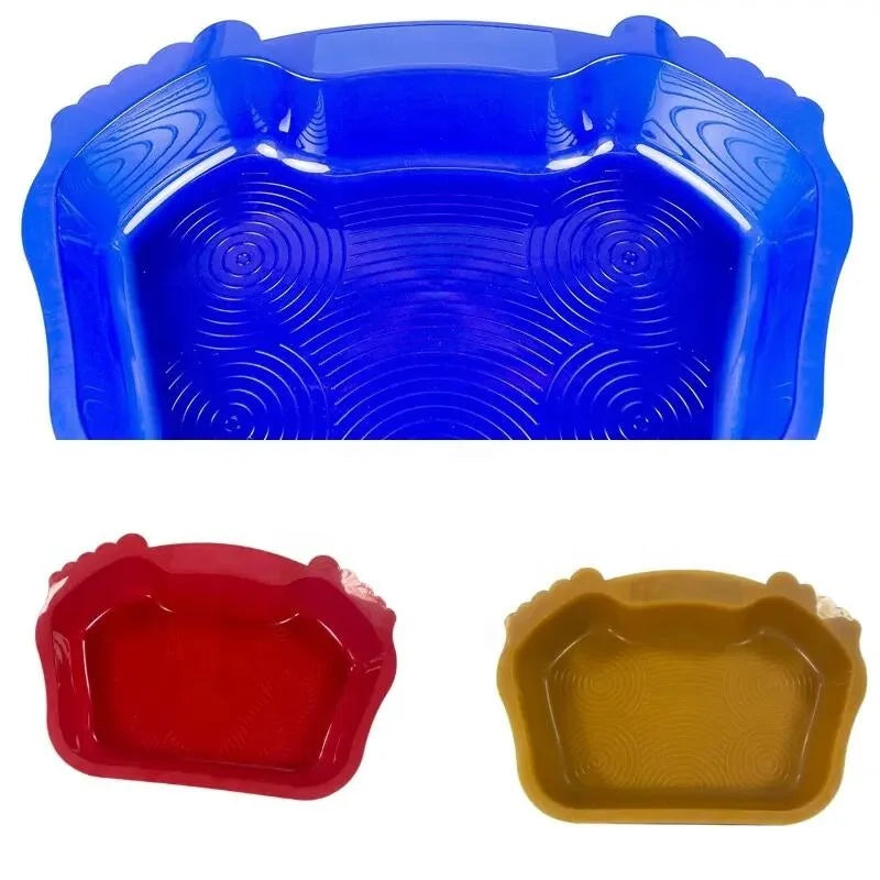 Swimming Pool Spa Accessories Portable Basin Tub Baths Ladder Plastic Foot Bath