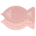 Fish Shape Silicone Lick Mat for Dogs Cats Slow Feeder with Strong Suction Cups Calming Bathing Distraction BPA Free