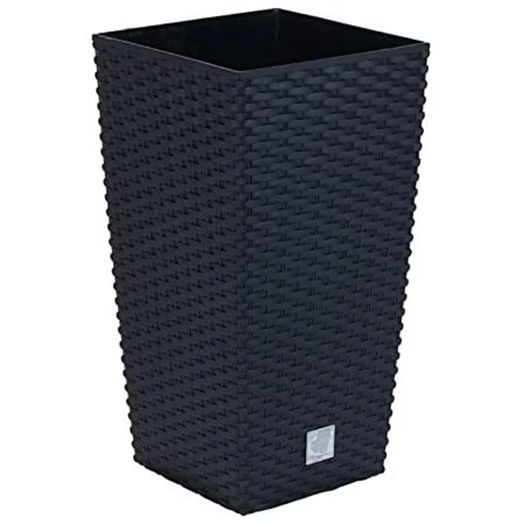 Rato 91.5 liter pot with insert 40 x 40 x 75 cm in anthracite color