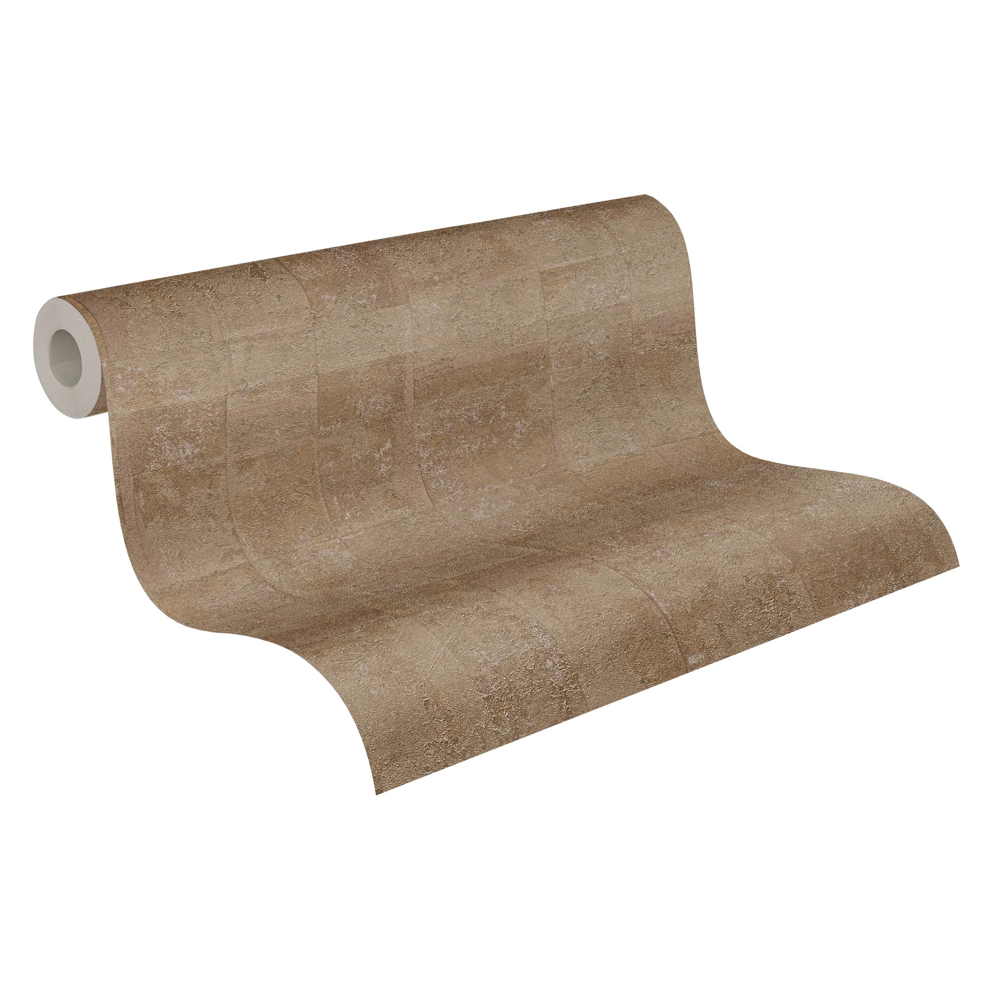 Made in Germany - Wallpaper rolls Texture Gold - Non Woven Vinyl - Modern Wallpaper Metallic for Walls - 1005 x 053 m