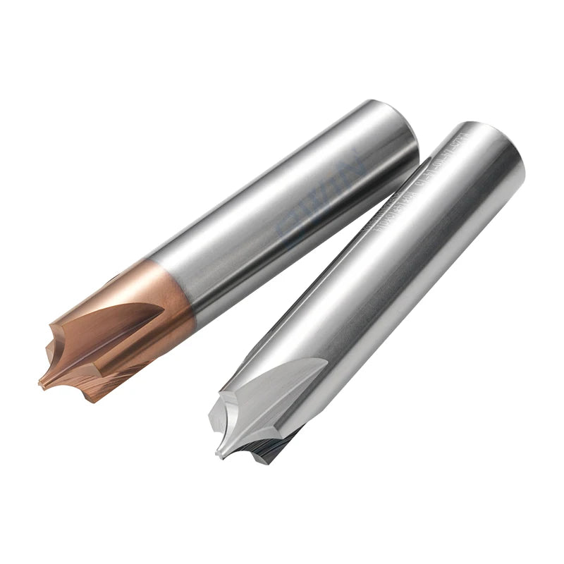 Aluminium 4 Flute Solid Carbide Inner R Corner Radius Rounding Endmill End Mills Cutter MegaBDM