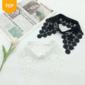 Oriental Collar Neck Dress Collar African Fabric Lace Collar De Perlas Mode Naturales Piedra Fake Collar t Shirt for Clerical